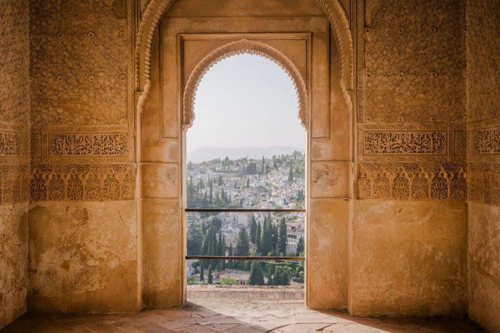 alhambra in granada, spain